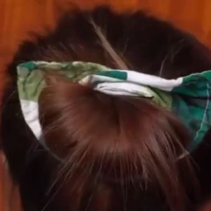 Magic Hair Bun Maker Hairdini Pita Donut Styling Bands Donat Sanggul Cepol Ribbon Magic Hair Roll Gulungan Rambut Kawat ala korea/Pita J12