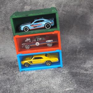 Box Diecast Kontainer Hotwheels Tomica & Matchbox Diecast 1:64 Pintu Akrilik 3DPrintFarm