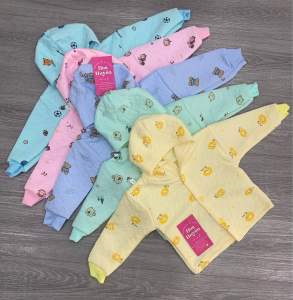 Áo Khoác cho Bé Sơ Sinh | Áo khoác chần bông cho bé trai bé gái sơ sinh mềm mại họa tiết siêu xinh cho bé 0-9kg