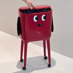 Thùng Rác Nhà Bếp Có Chân Cao Có Thể Di Chuyển Dung Tích Lớn Dày Không Cần Gập Người Thùng Đựng Rác Giấy Thùng Đựng Rác Vệ Sinh