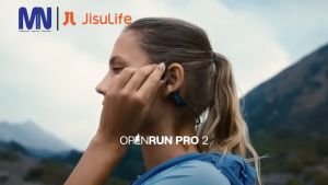 Shokz OpenRun Pro 2 Bone Conduction Open-Ear Sport Headphones with 12-Hour Battery Life