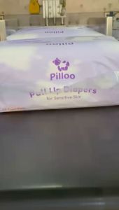 Pilloo Baby Diaper Pants [3 Packs Pants] + [1 Baby Wipes] | Egypt Calendula Extract Ultra-Soft Dry-Fitt 3D Pearl Design | M-XXL | M40L38XL36XXL34
