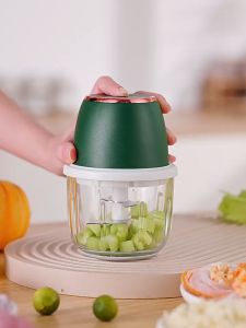 Mini Electric Garlic Grinder Multifunctional Cooking Machine Meat Grinder Garlic Vegetable Grinder