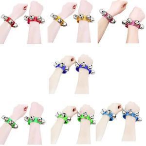 IRIN | IRIN Wrist Bell Colorful Bracelet Jingle Bells Tambourine Educational Enlightenment Tools Orff Percussion Musical Instrument
