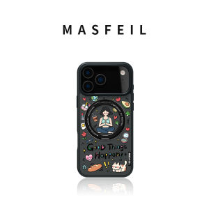 MASFEIL | Bracketed Magnetic Simple Stylish Phone Case for iPhone 18