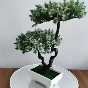 Artificial Plants Bonsai Tree Decorations Small Potted Plant  Desktop Ornaments Home Room Decoration