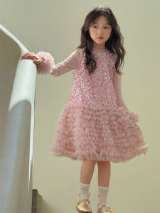 Shimmering Birthday Dress for Girls