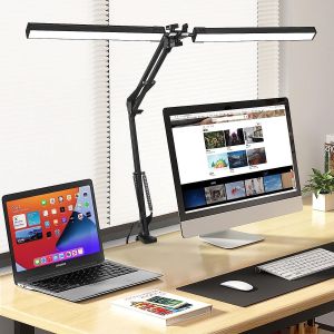 LED Desk Lamps Stepless Dimmable Led Computer Monitor Light USB Table Lamp for Office Study Reading Lighting Fixture