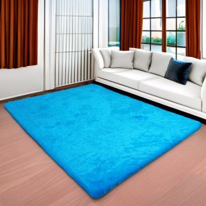 Karpet Bulu Rasfur anti slip empuk 150x100x5.5cm.  aesthetic mewah LP