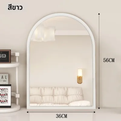 กระจกแต่งตัวสไตล์เรโทร ติดผนังหรือวางบนโต๊ะ