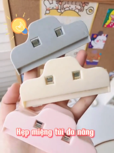 Combo 5 Kẹp Miệng Túi Bảo Quản Thực Phẩm Mini Chống Ẩm Mốc - Dụng Cụ Kẹp Gói Snack Túi Bánh Kẹo Chống Không Khí Tiện Lợi