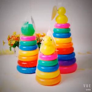 Baby Sensory Duck Stacking Rainbow Ring Playset Reoleas Early Educational Learning Toddler Toy Kids Boys Girl Gift 2303/3376