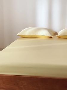 WUYINLIANGPIN | Long Pile Cotton Mattress Protector Pure Color