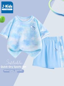 JKIDS | Cool Feeling Thin Boys Summer Set Short Sleeve and Shorts