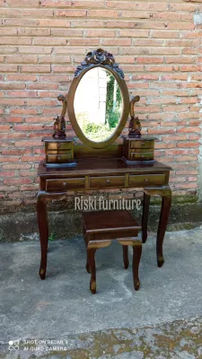 meja rias Kartini jati Jepara
