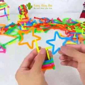 Bộ Đồ Chơi Lắp Ghép 600 Que Diêm 3D Sáng Tạo Phát Triển Trí Tuệ Cho Bé Xương Rồng Nhỏ