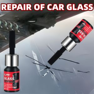 KJM Windshield Crack Repair Kit with Resin Fluid & Plastic Shovel Auto DIY Maintenance Tool for Quick Chip And Fissure Fixing