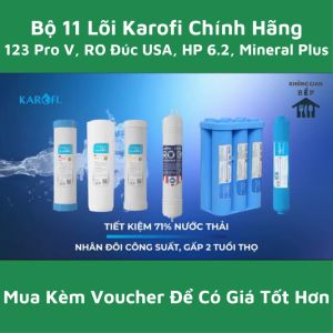 (Chào Sàn) Trọn Bộ Lõi Lọc Nước Karofi 11 Lõi Model KAD-D66 KAD-D966... Chính Hãng