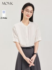 MOVK | Áo Sơ Mi Tay Ngắn Chuyên Nghiệp Màu Trắng