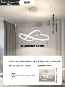 Smile | Minimalist Simple Creative Shaped Linear Circular Pendant Light