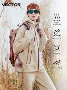 VECTOR | Windproof Thermal Softshell Jacket Hooded Outdoor Sports
