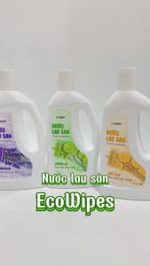 KHO PHÚ NHUẬN_Thùng 4 Chai Nước lau sàn EcoWipes HomeCare chai 1 Lít Hương thơm tự nhiên