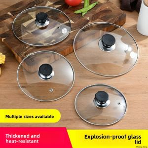 Universal Glass Lid for Baby Food Pot Frying Pan and Electric Cooker