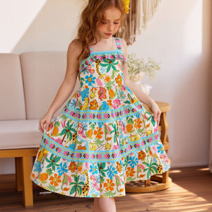 PPTOWN | Girls Beach Summer Dress Pure Cotton