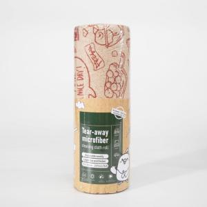 [TG823]Tearable Microfiber Cleaning Cloth Roll Reusable With Cute Prints For Kitchen Wiping Home Use
