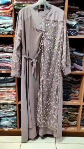 Baru Cod Gamis Muslimah Ethica Kagumi 250 Dawn Pink Monalisa Baby Doll Tile Motif