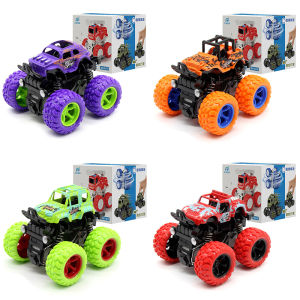 New Monster Truck Toys Friction Powered Toy Cars Push and Go Vehicles for Kids Best Christmas Birthday Party Gift for Boys Girls