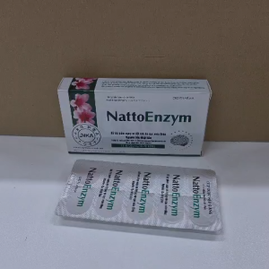 Viên uống hỗ trợ hoạt huyết tăng tuần hoàn máu não NattoEnzym DHG hộp 30 viên