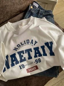 เสื้อยืดคอกลมแขนสั้นผ้าคอตตอนผสมสำหรับผู้ชาย สไตล์ย้อนยุค สวมใส่สบาย ระบายอากาศได้ดี ฤดูร้อน 2024 เสื้อยืดแฟชั่นสำหรับผู้ชาย