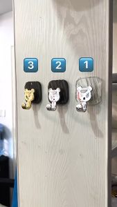 5 Pack Self-Adhesive Hooks Acrylic Hooks Self-Adhesive Hooks Without Towels Drilling Clearer Self-Adhesive Towel Hooks Gold Silver Acrylic