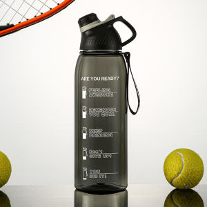 OUHUAGUAN | Durable Tritan Measuring Water Bottle for Outdoor Activities