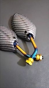 SPION KARBON BEAT TANGKAI TWOTONE SPON BEAT MINI BISA SEMUA MOTOR HONDA