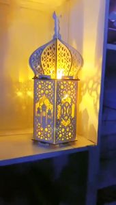 LED Lampu Lilin Lentera LED Kubah Masjid Baterai Idul Fitri Dekorasi