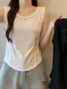 QIAOCHENXIAN | Spring Summer Versatile Slimming Sleeveless Vest Top