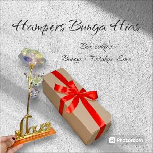 Gift Box Bunga Mawar - Hadiah Anniversary Ulangtahun Graduation