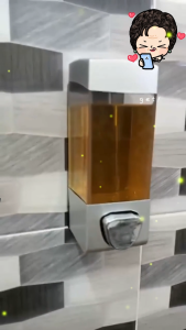 PRADO Malaysia Single Double Head Liquid Soap Dispenser Wall-mounted Bathroom Liquid Container 350ml Soap Shampoo Box Sanitizer Dispenser Lotion Liquid Pump 71