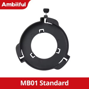 AMBITFUL | Ambitful MB01 MB02 Mini Mount to Bowens Mount Adapter Quick Set-up for YONGNUO YN150 IFOOTAGE 60/130 NANLITE Forza 60 Softbox