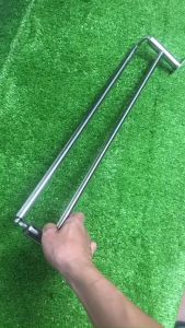 Vắt khăn giàn khăn đôi chất liệu inox 304 inox 201 cao cấp sang trọng hiện đại bền đẹp dễ dàng lắp đặt đến từ thương hiệu Aris Bath