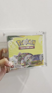 Top Selling Chronogard Brand Pokemon Acrylic Display Booster Box and ETB Elite Trainer Box with UV Protection
