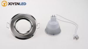 JOYINLED 1/10Pcs Recessed Downlight Kit Spot Light Fitting MR16 GU10 Lamp Holder Round LED Bulbs Fixture Ceiling Bulb Lamp Frame