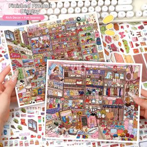 Yuxian | New Miniature Scene Decoration Stickers Set