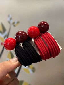 High Elasticity Hair Ties for Girls Non-Damaging Ball Shaped Hair Bands Tail Or Bun Stylish Hair Accessories for Children