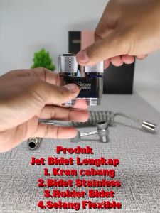 ACEBEST Stop Kran Cabang 2 Engkol Kran Doble Kran Shower Kran 2 Lubang JS-107