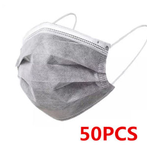 10-200PCS Surgical Face Mask Disposable Non-Woven Certified Surgical Mouth Mask Adults Gray 3 Layer Ply Medical Masks Masque