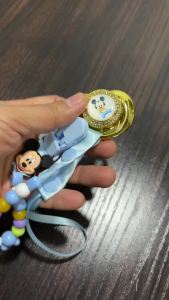 Disney | Newborn babys chewing  nipple baby pacifier Kawaii pacifier clip Synthetic breast milk nipple (with dust cover)  baby gift