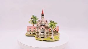 COOLToy DIY Mainan Puzzle 3D Paper HOUSE: Mainan Edukasi untuk Anak